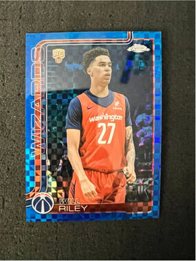 Will Riley - 2025 Topps Chrome - Blue X-Fractor Refractor